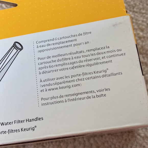 Keurig water filters new. Six. Each individually wrapped. - Picture 5 of 5